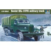 ZIL-157K Soviet Military Truck w/Canvas - Trumpeter 01003