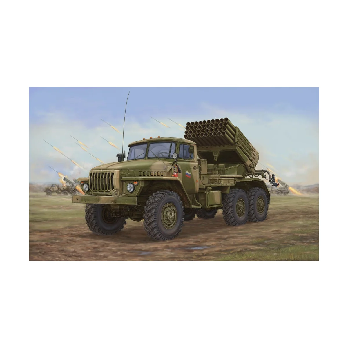 Trumpeter - Russian BM-21 Hail MRL-Late - 01014
