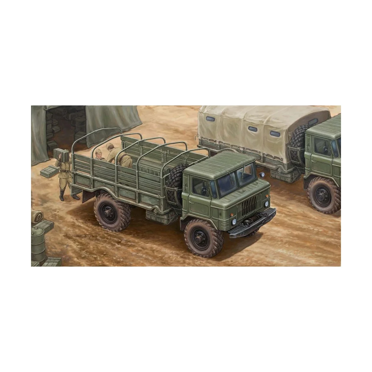 Trumpeter - Russian GAZ-66 Light Truck I - 01016