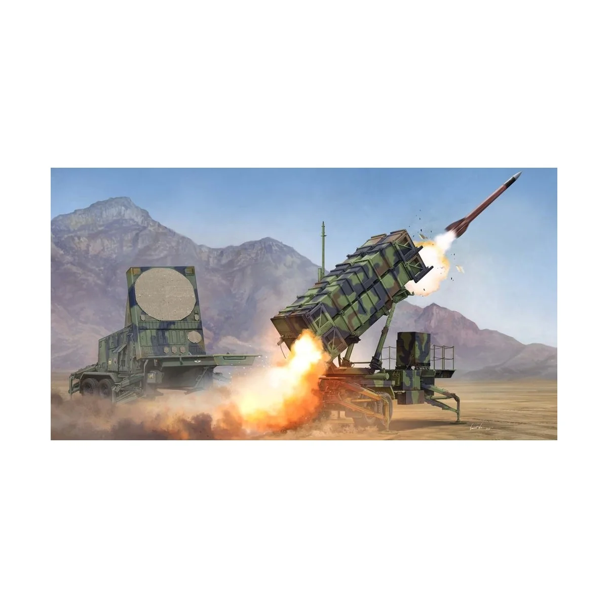 M901 Launching Station &AN/MPQ-53 Radar Radar set of MIM-104 Patrio... M901 Launching Station &AN/MPQ-53 Radar Radar set of MIM-104 Patrio...