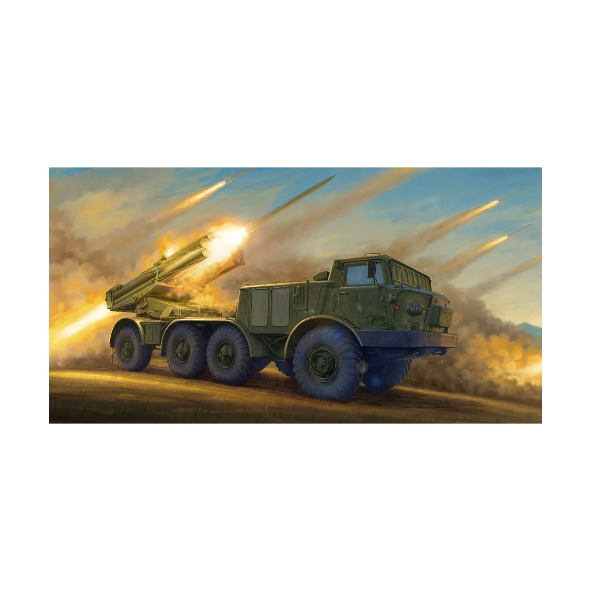 Trumpeter - Russian 9P140 TEL of 9K57 Uragan Multipl Launch Rocket ...