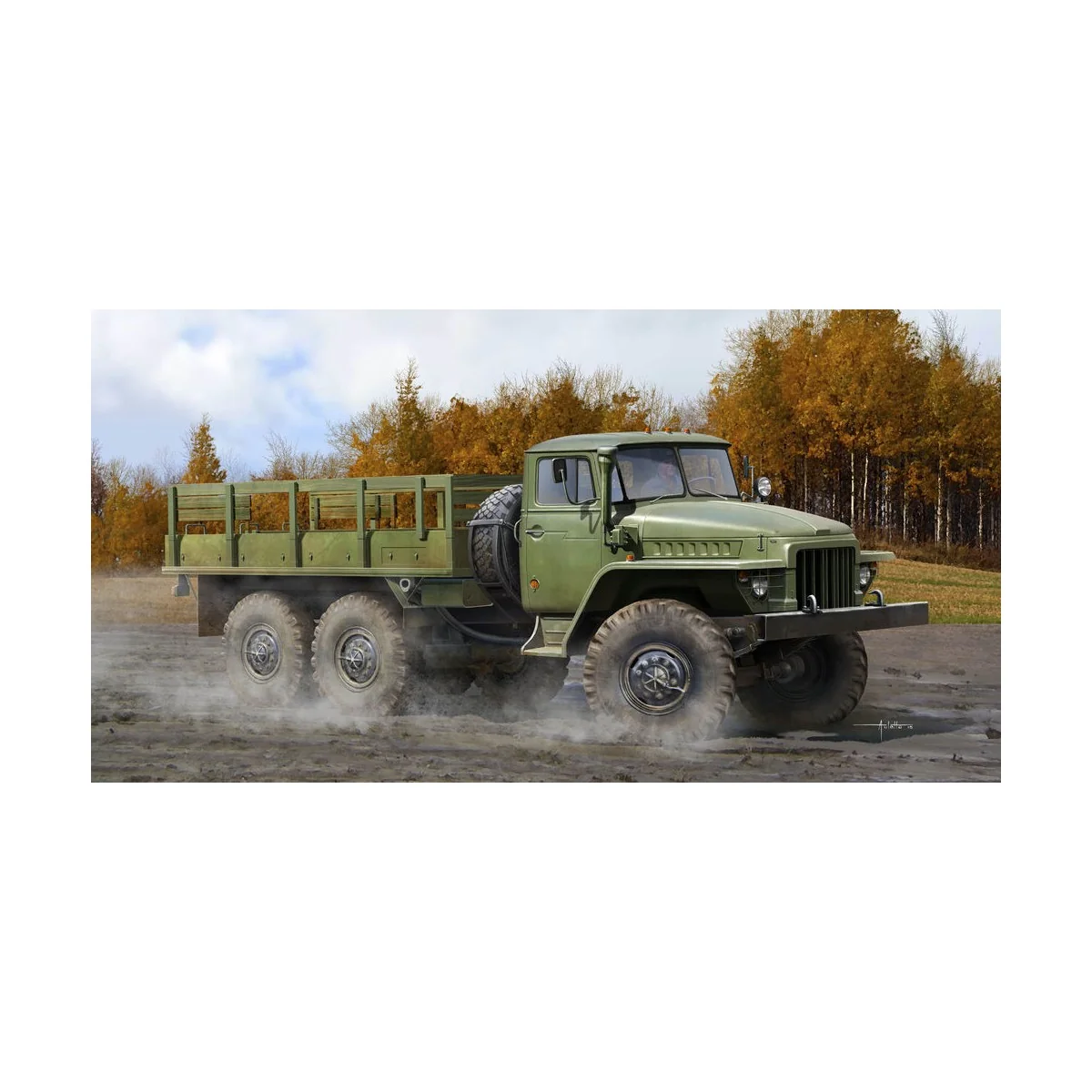 Russian URAL-375D, 1/35 - Trumpeter 01027 Russian URAL-375D, 1/35 - Trumpeter 01027