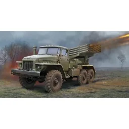 Russian BM-21 Grad Multiple RocketLaunch, 1/35 - Trumpeter 01028