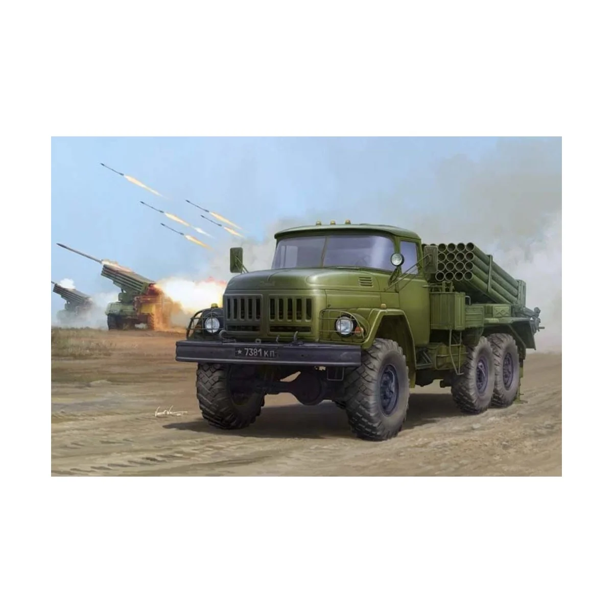 Russian 9P138 Grad-1 on Zil-131, 1/35 - Trumpeter 01032