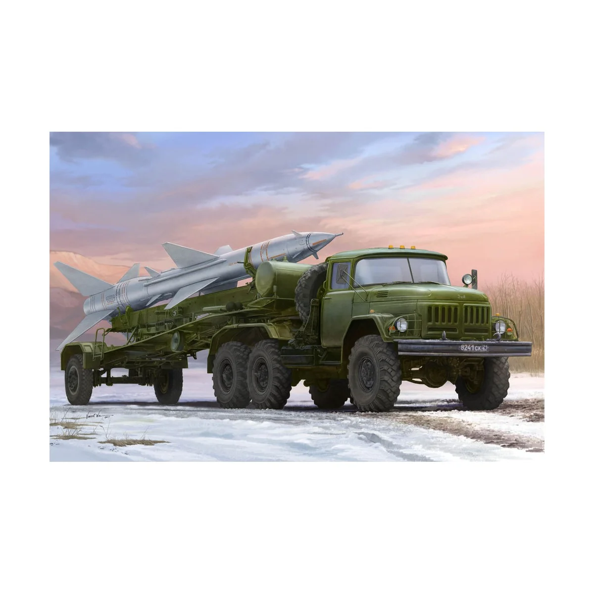 Russian Zil-131V towed PR-11 SA-2 Gudeli - Trumpeter 01033
