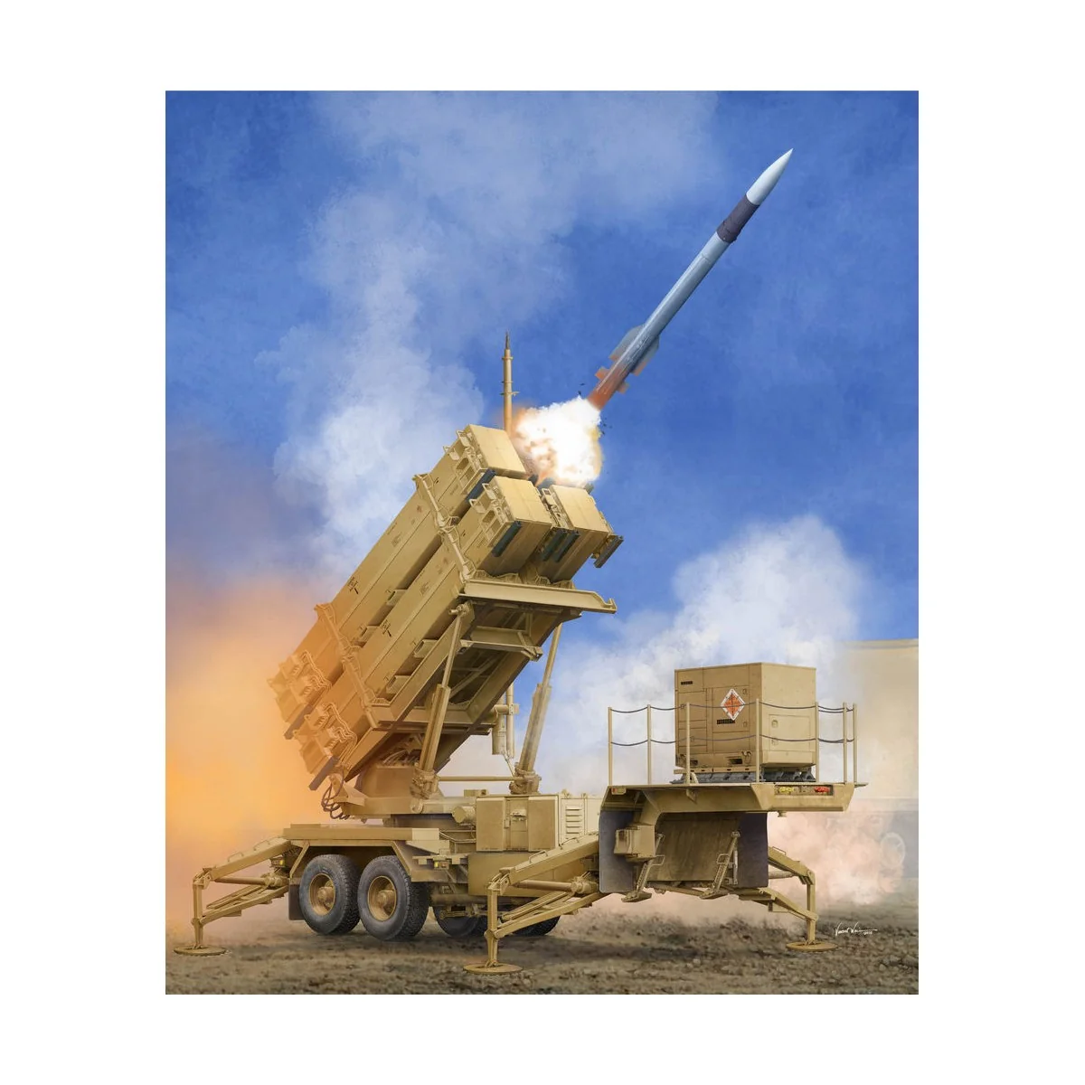 US M901 Launching Station w/MIM-104F Patriot SAM System (PAC-3), 1/... US M901 Launching Station w/MIM-104F Patriot SAM System (PAC-3), 1/...