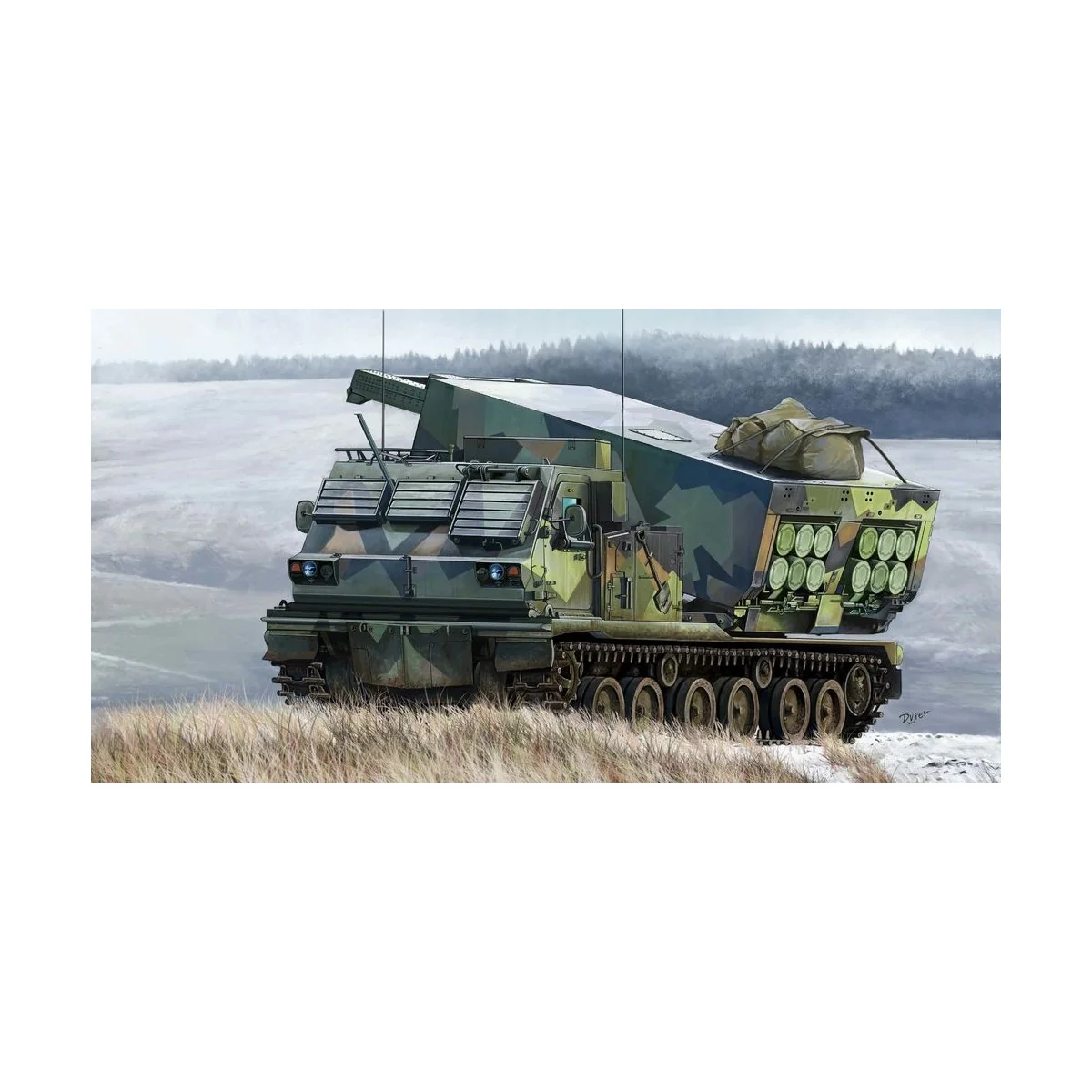 M270/A1 Multiple Launch Rocket System - Norway, 1/35 - Trumpeter 01048 M270/A1 Multiple Launch Rocket System - Norway, 1/35 - Trumpeter 01048