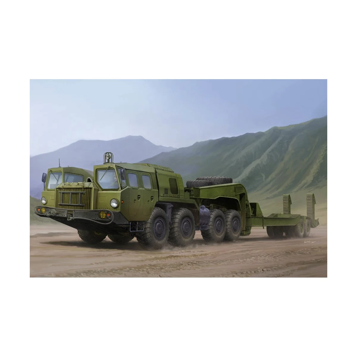 MAZ7410 Tractor W/CHMZAP-5247G, 1/35 - Trumpeter 01056 MAZ7410 Tractor W/CHMZAP-5247G, 1/35 - Trumpeter 01056