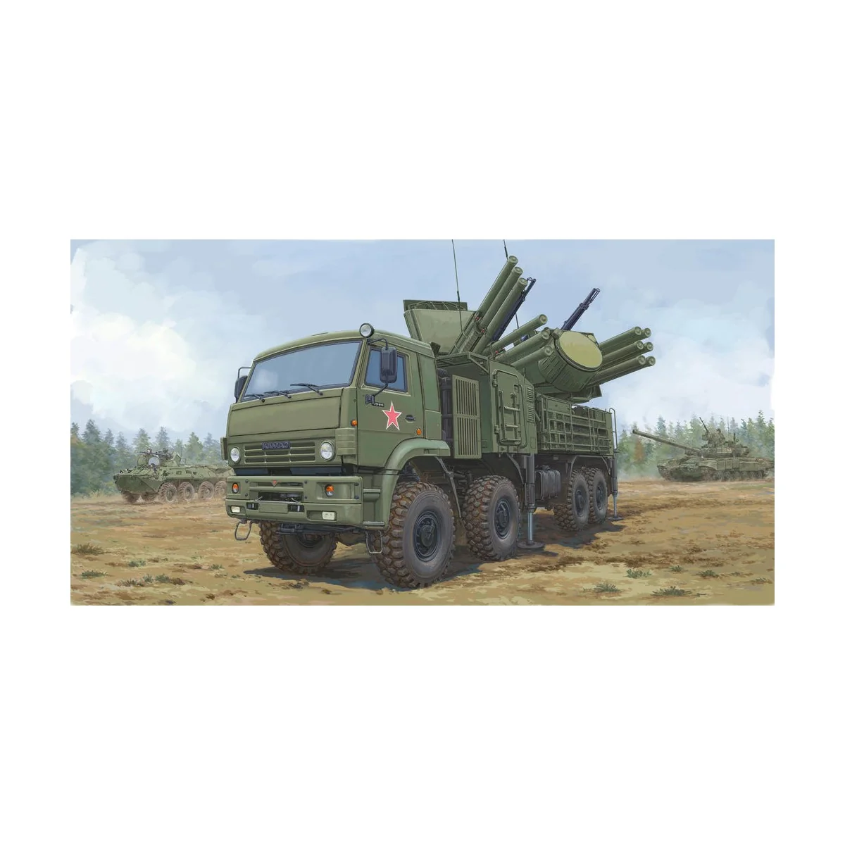 Russian 72V6E4 Combat Vehicle of 96K6 Pantsir-S1 ADMGS - Trumpeter ...