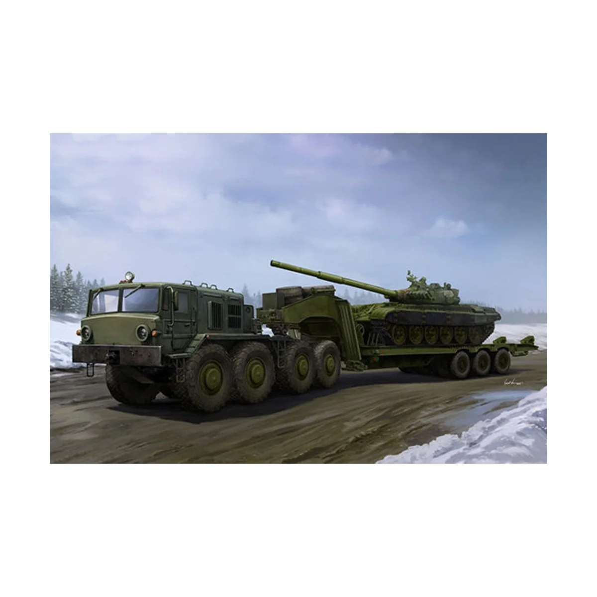 MAZ-537G Late Production type with ChMZAP-9990 semi-trailer - Trump...