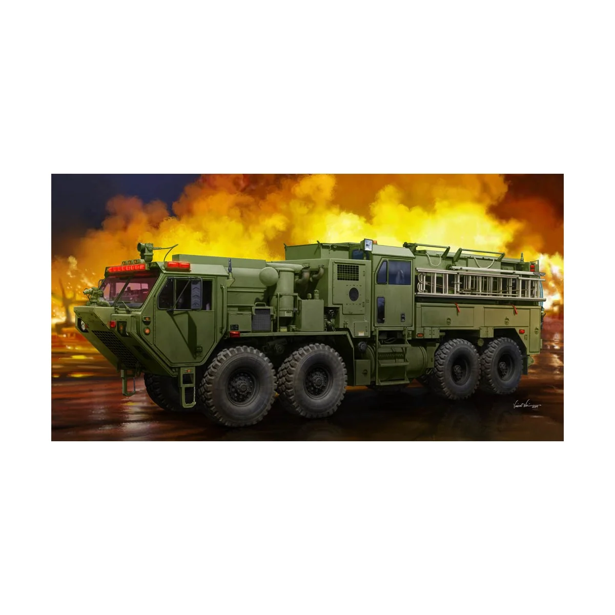 M1142 HEMTT TFFT (Tactical Fire Fighting Truck), 1/35 - Trumpeter 0...
