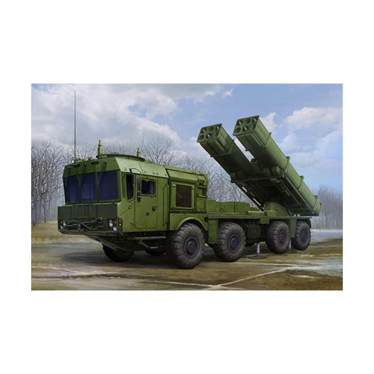 Russian 9A53 Uragan-1M MLRS (Tornado-s) - Trumpeter 01068