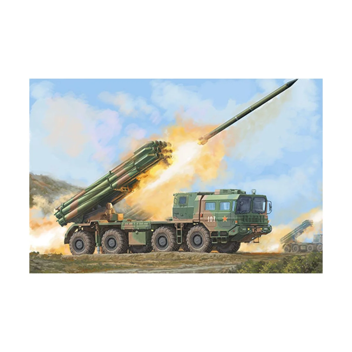 PHL-03 Multiple Launch Rocket System, 1/35 - Trumpeter 01069 PHL-03 Multiple Launch Rocket System, 1/35 - Trumpeter 01069