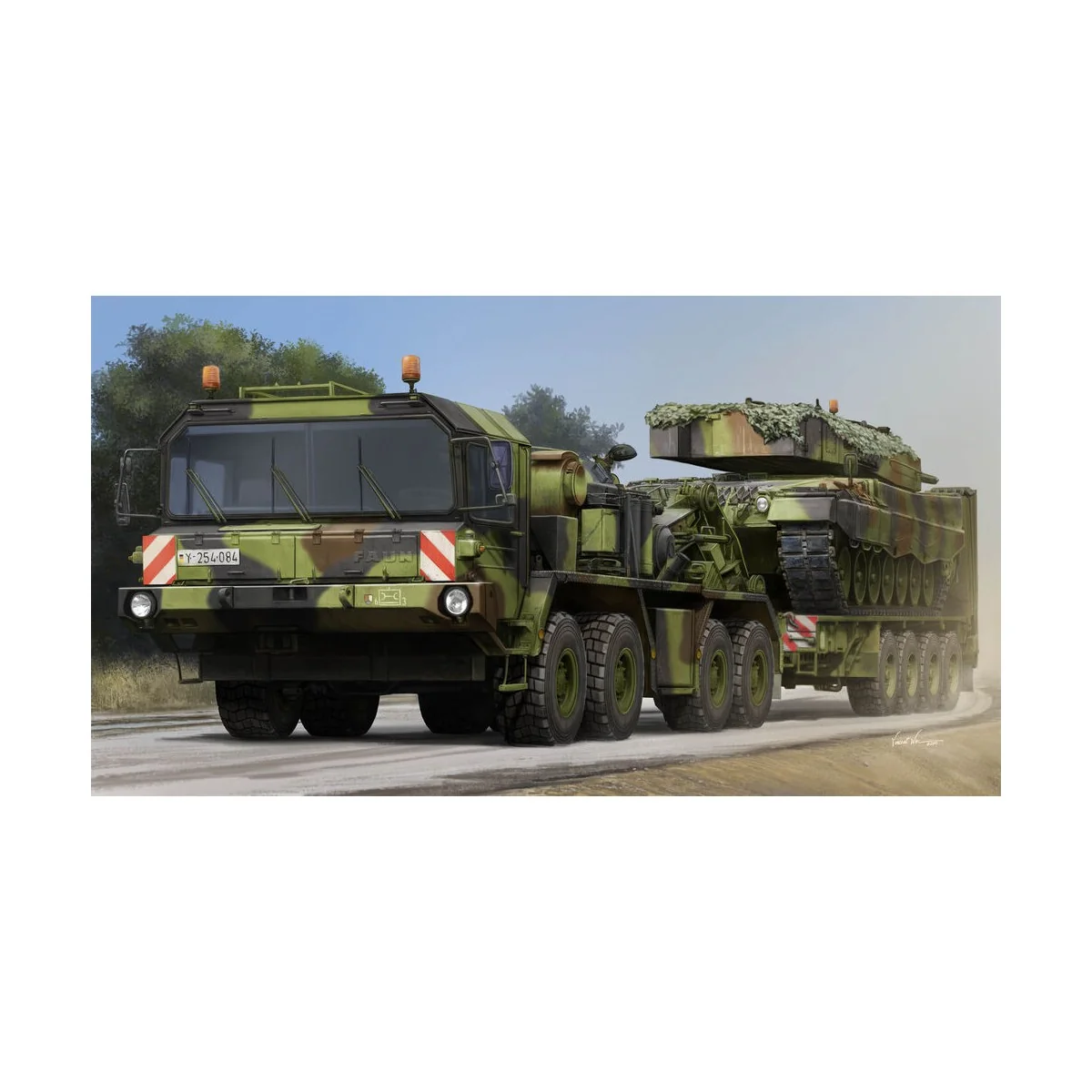 FAUN SLT 50-3 ELEFANT with SaAnh.52t, 1/35 - Trumpeter 01070