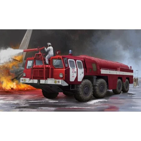 Airport Fire Fighting Vehicle AA-60 (MAZ-7310) 160.01, 1/35 - Trump...