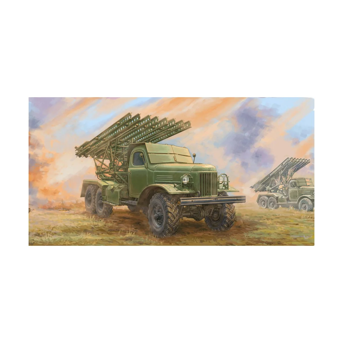 Soviet 2B7 Multiple Rocket Launcher BM-13 NM, 1/35 - Trumpeter 01075