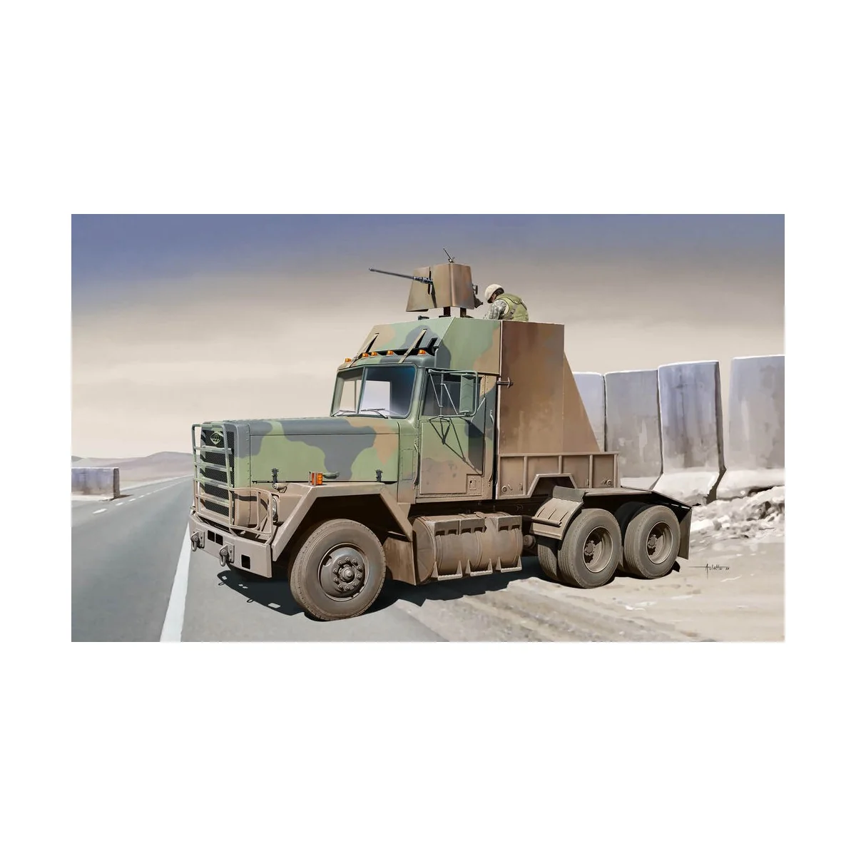 M915 Gun Truck, 1/35 - Trumpeter 01084 M915 Gun Truck, 1/35 - Trumpeter 01084