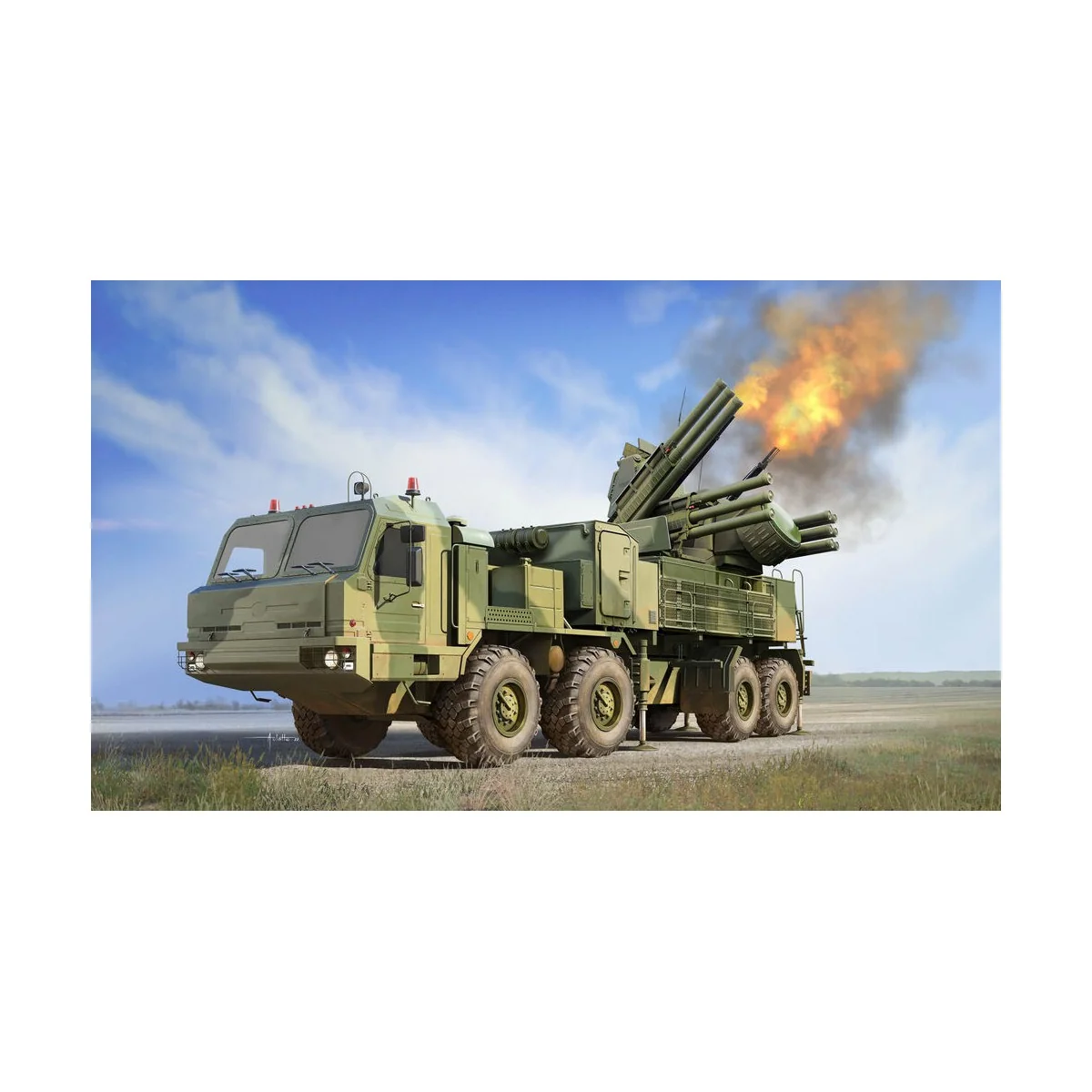72V6 of 96k6 Pantsir-S1 SPAAGM BAZ-6909 - Trumpeter 01087