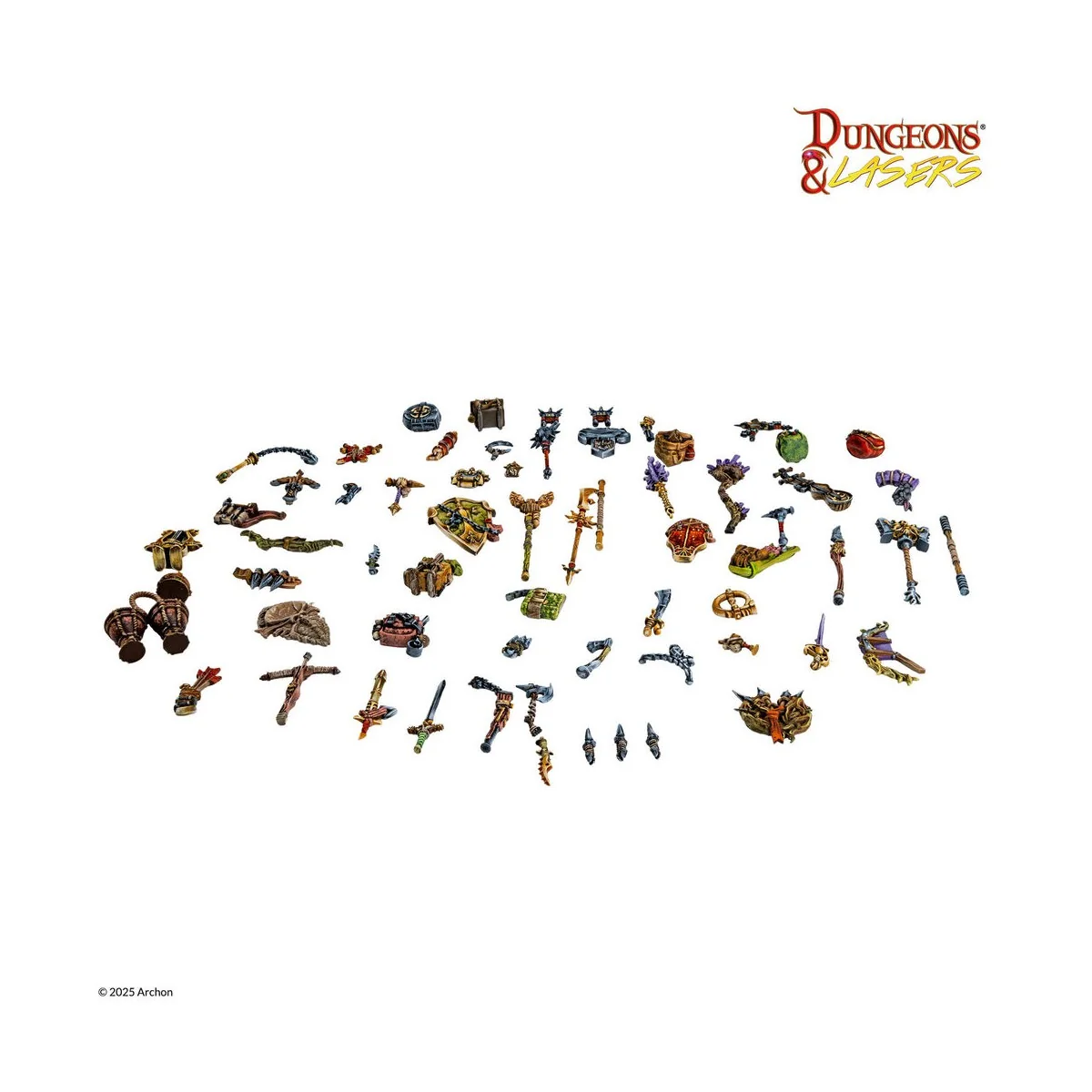 DUNGEONS & LASERS Adventurer's Gear Set - Archon Studio DNL0107