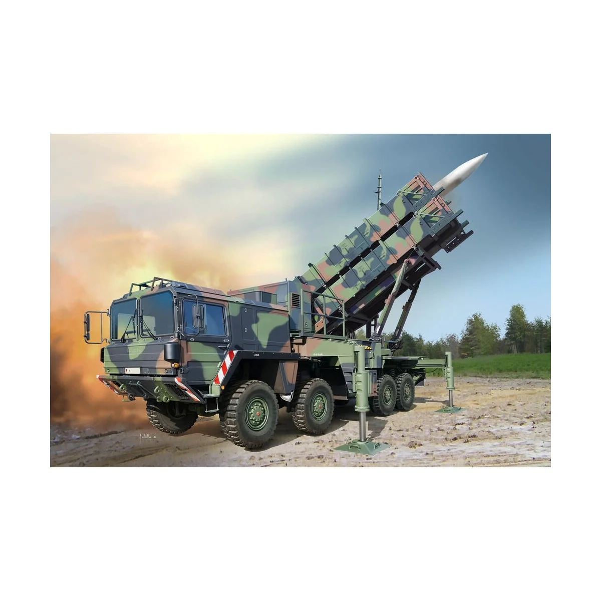 Patriot Abschussrampe Auf 15t mil gl Br A1 - Trumpeter 01088