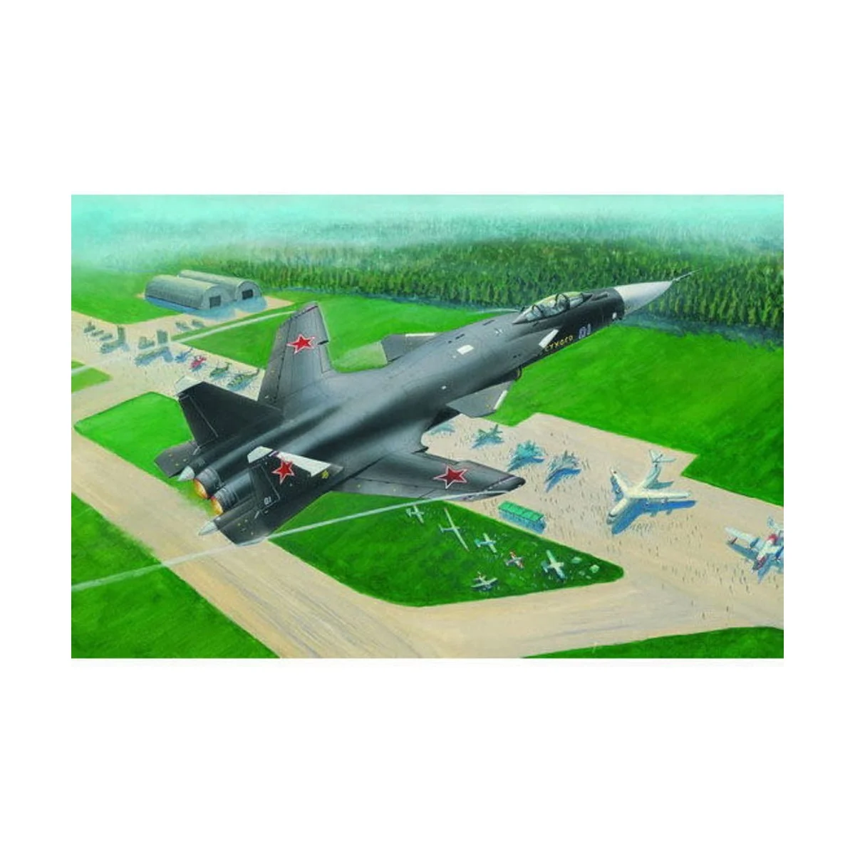 Sukhoi SU-47 Berkut, 1/144 - Trumpeter 01324