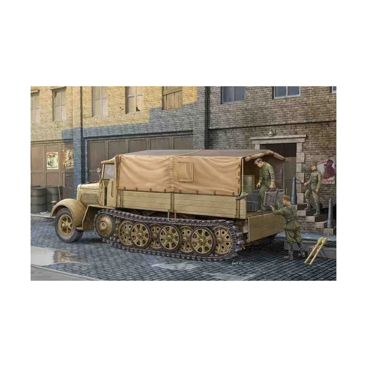 German Sd.Kfz.7 Mittlere Zugkraftwagen8t Late Version - Trumpeter 0...