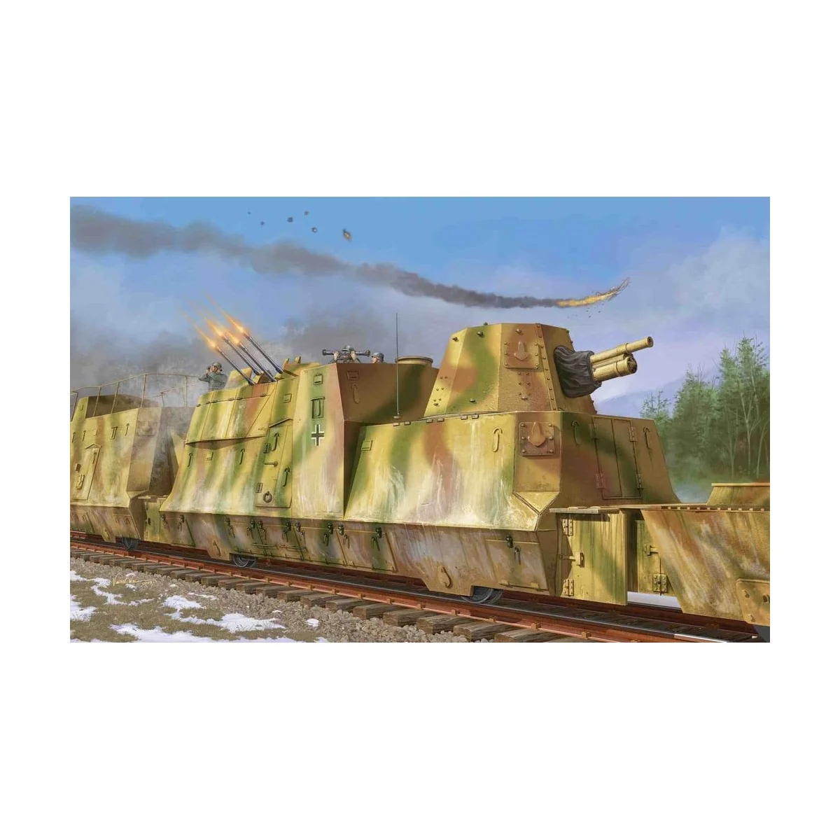 Kanonen und Flakwagen, 1/35 - Trumpeter 01511