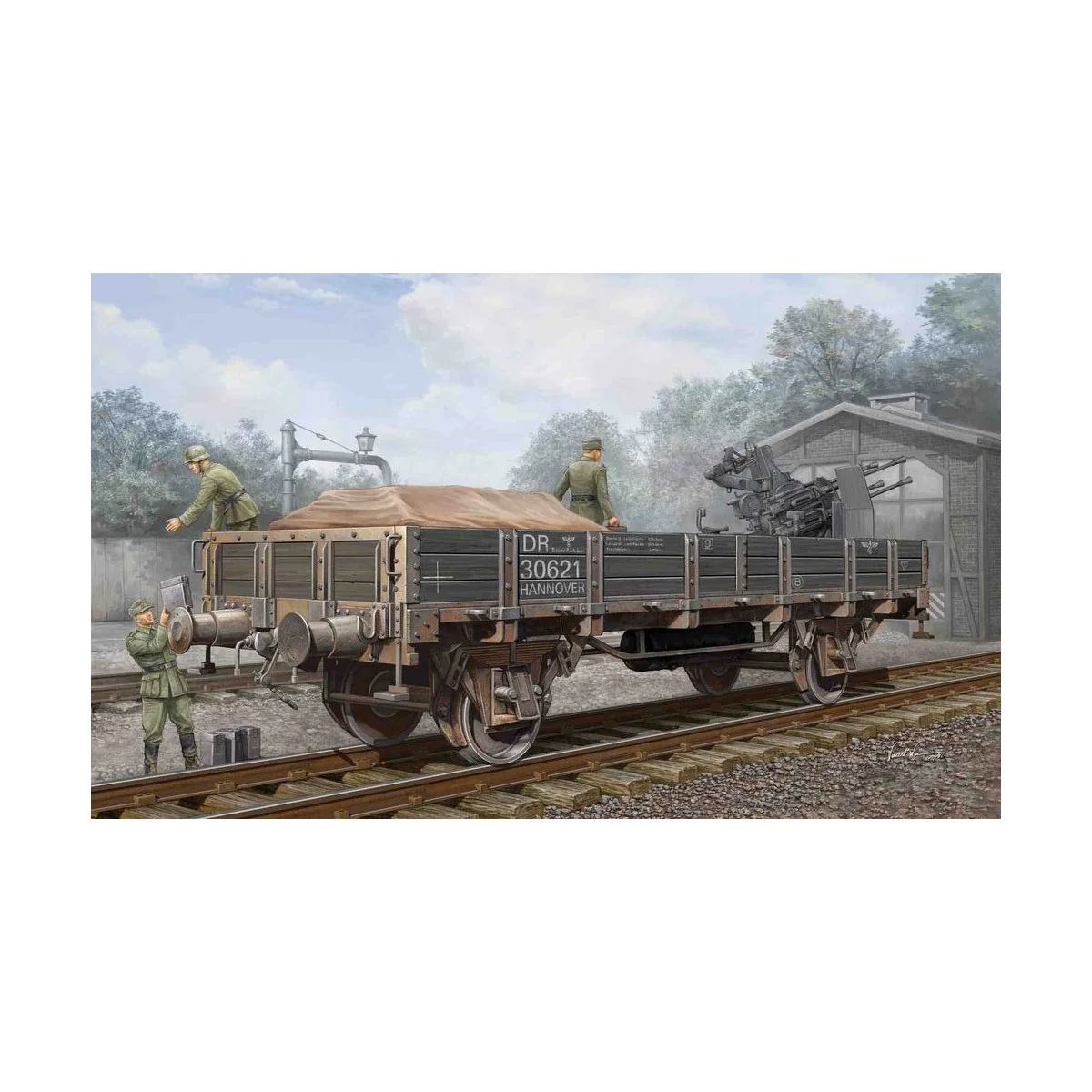 German Railway Gondola (Lower sides) - Trumpeter 01518