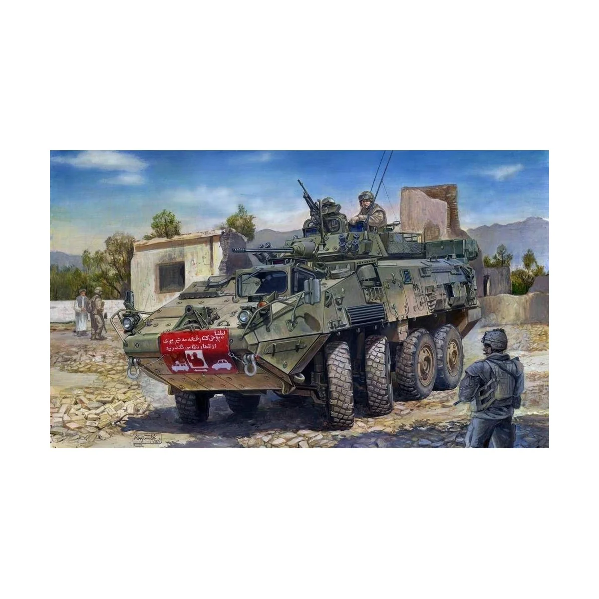 LAV-III 8x8 wheeled armoured vehicle - Trumpeter 01519