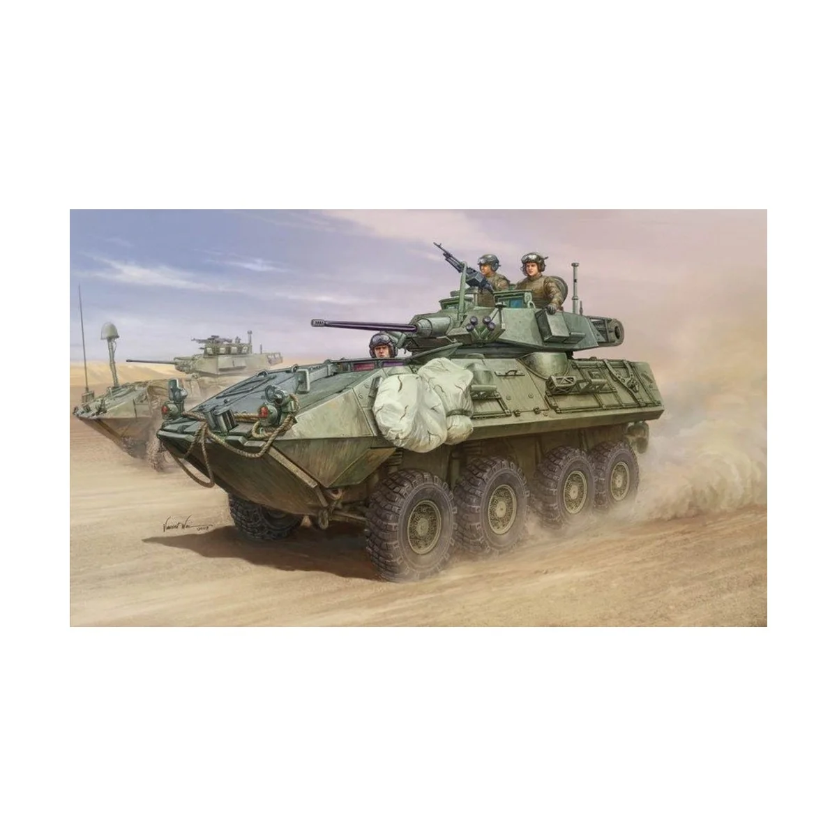 LAV-A2 8x8 wheeled armoured vehicle, 1/35 - Trumpeter 01521