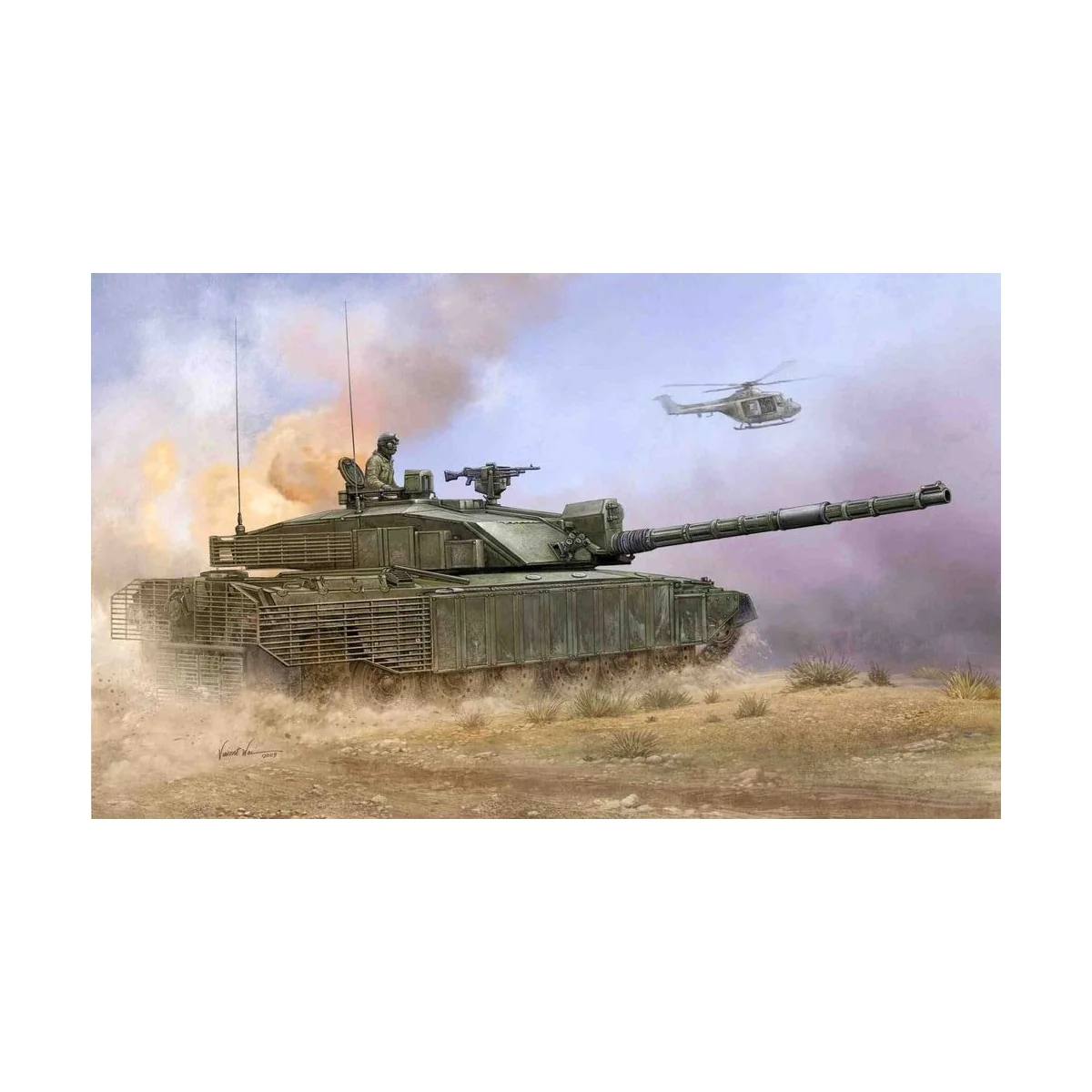 British Challenger2 with Anti-Heat Fence - Trumpeter 01522