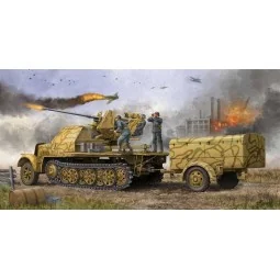 German 3,7cm Flak 37 auf Selbstfahrlafette Sd.Kfz. 7/2 late version...