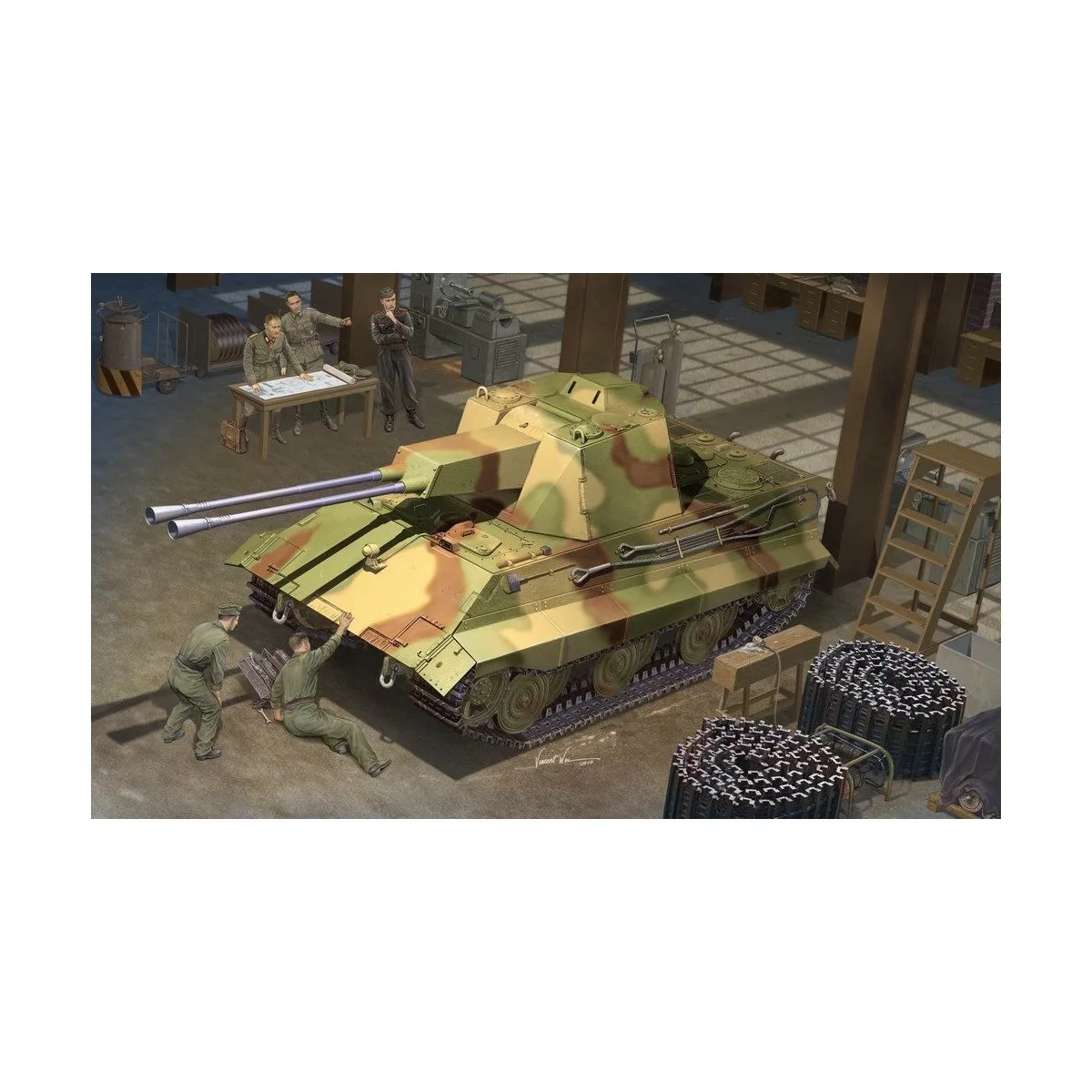 German E-50 Flakpanzer, 1/35 - Trumpeter 01537 German E-50 Flakpanzer, 1/35 - Trumpeter 01537