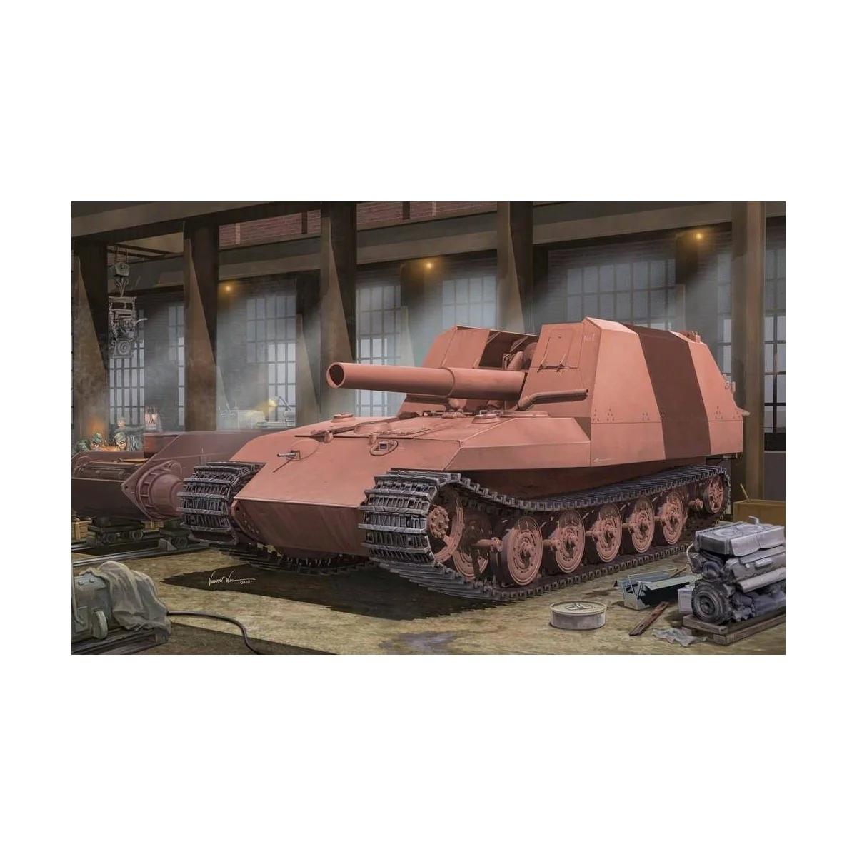 Geschützwagen Tiger Grille21/210mm Morta, 1/35 - Trumpeter 01540 Geschützwagen Tiger Grille21/210mm Morta, 1/35 - Trumpeter 01540