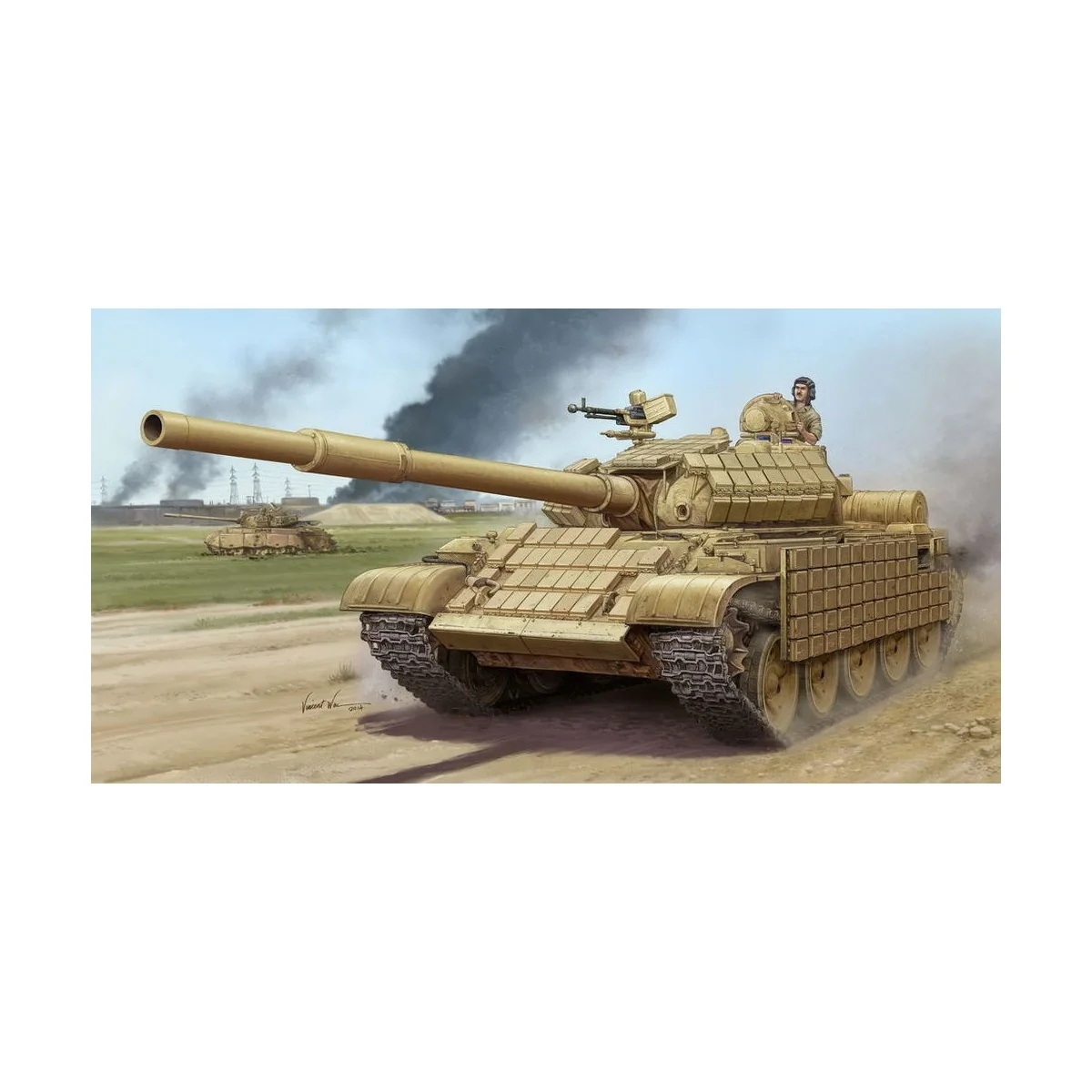 T-62 ERA Mod.1972 (Iraqi Regular Army), 1/35 - Trumpeter 01549 T-62 ERA Mod.1972 (Iraqi Regular Army), 1/35 - Trumpeter 01549