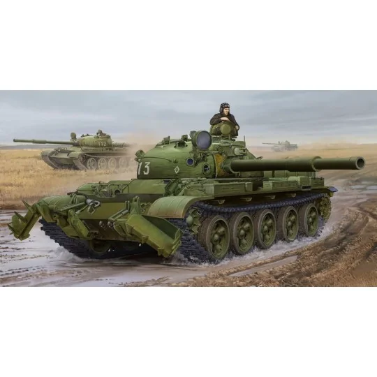 Trumpeter - Russian T-62 Mod.1975-KMT-6 Mine Plow... - 01550