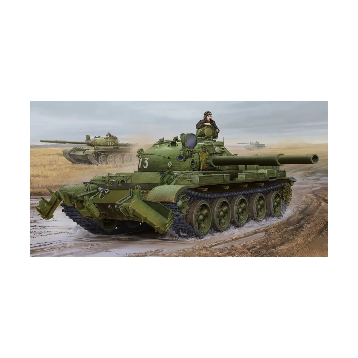 Russian T-62 Mod.1975-KMT-6 Mine Plow..., 1/35 - Trumpeter 01550 Russian T-62 Mod.1975-KMT-6 Mine Plow..., 1/35 - Trumpeter 01550