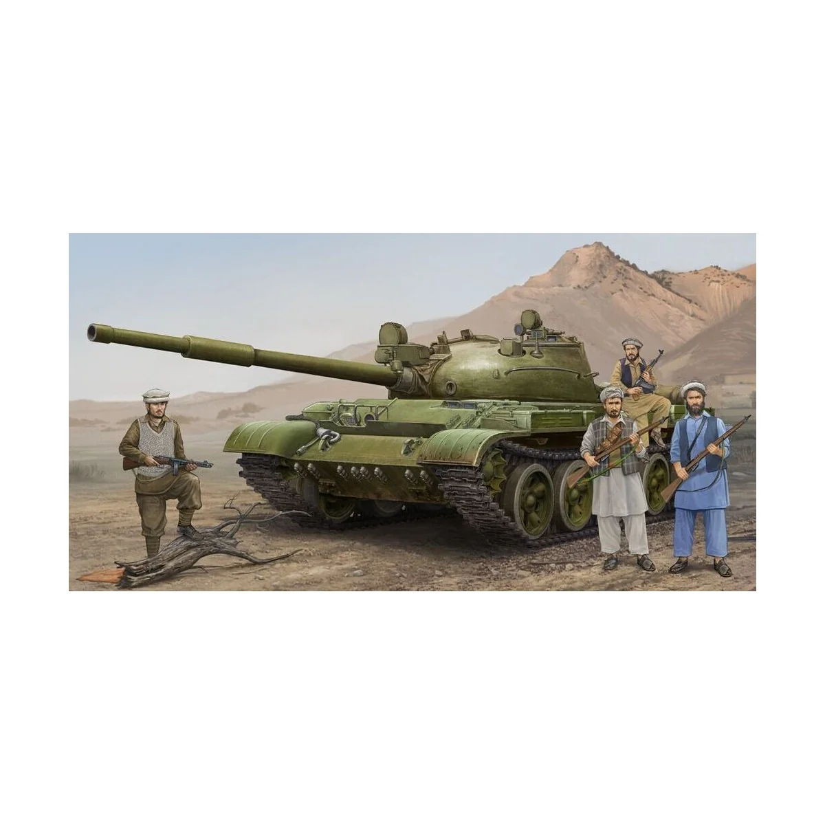 Trumpeter - Russian T-62 Mod.1975 (Mod.1962+KTD2) - 01551