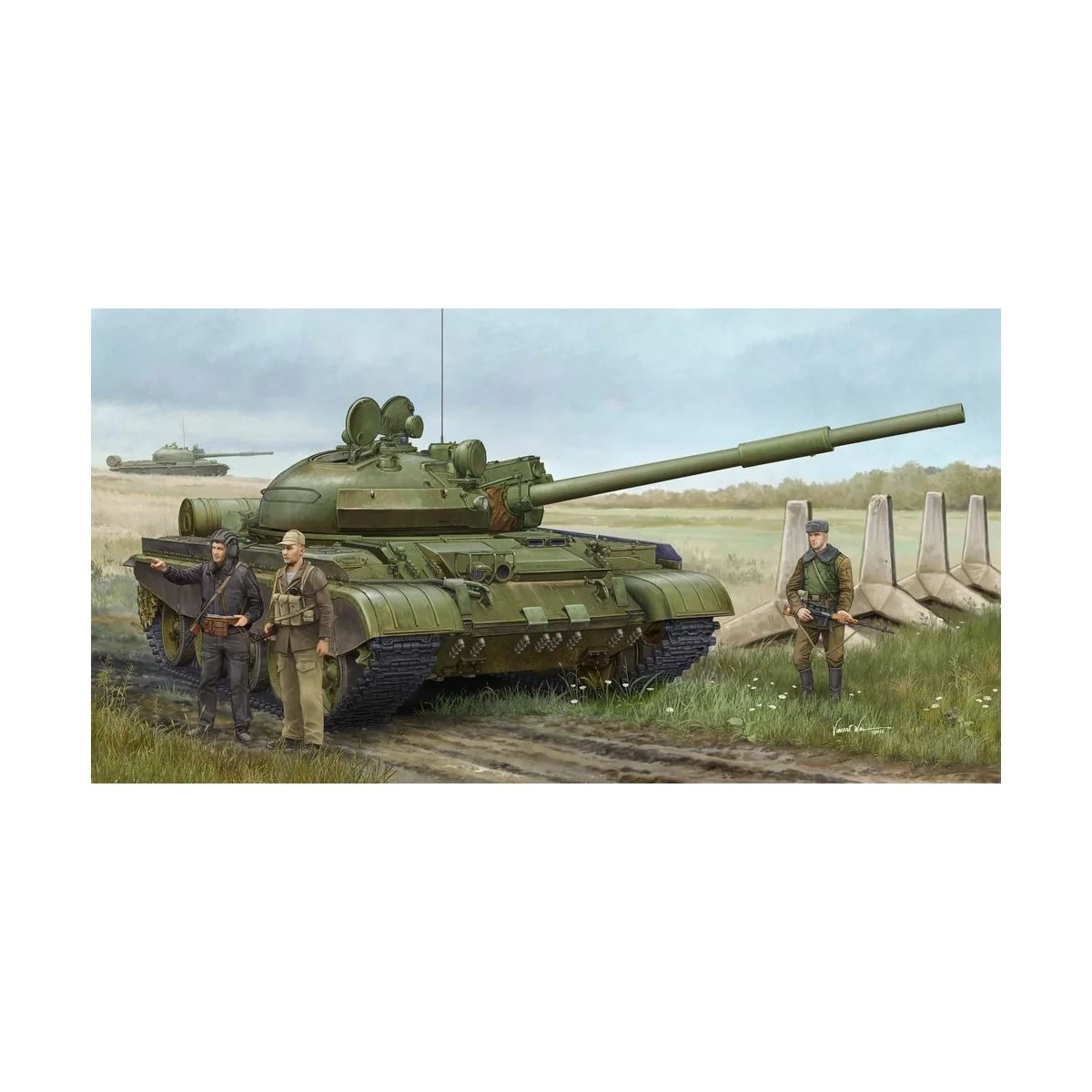 Russian T-62 BDD Mod.1984 (Mod.1962modif modification) - Trumpeter ...