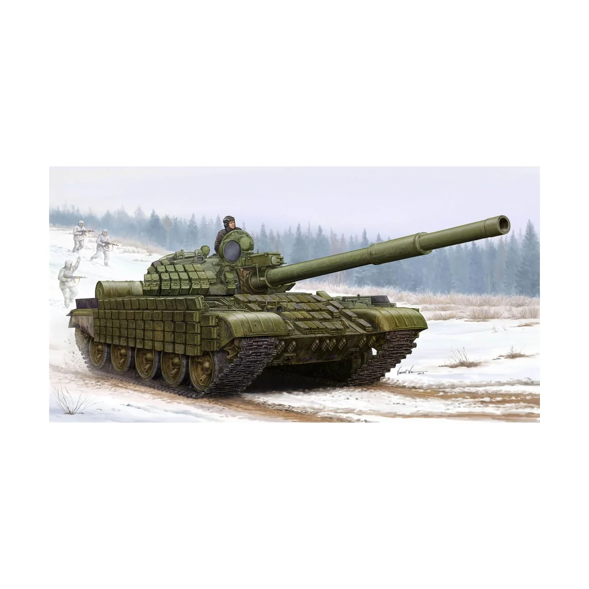 Russian T-62 ERA (Mod.1962) - Trumpeter 01555