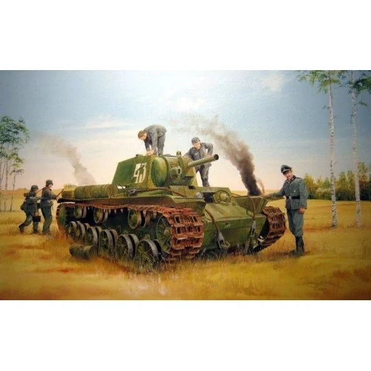 Soviet KV-8 Heavy Tank, 1/35 - Trumpeter 01565