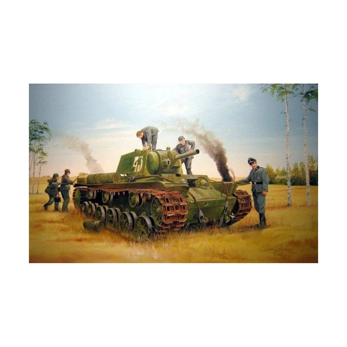 Soviet KV-8 Heavy Tank, 1/35 - Trumpeter 01565