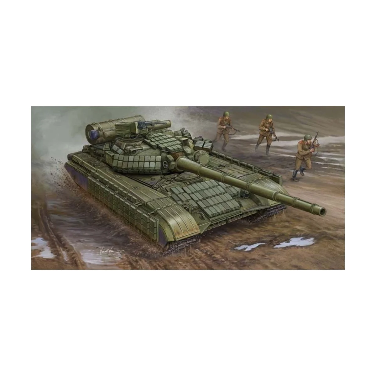 Soviet T-64AV MOD 1984, 1/35 - Trumpeter 01580