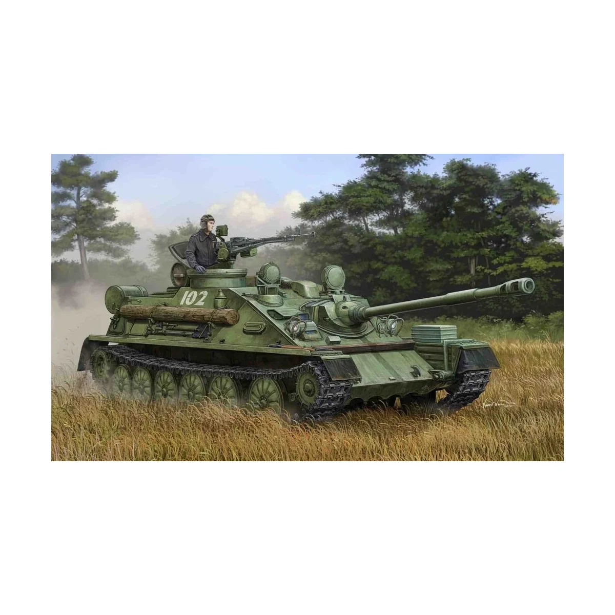 ASU-85 airborne self-prop.gun Mod. 1970, 1/35 - Trumpeter 01589 ASU-85 airborne self-prop.gun Mod. 1970, 1/35 - Trumpeter 01589