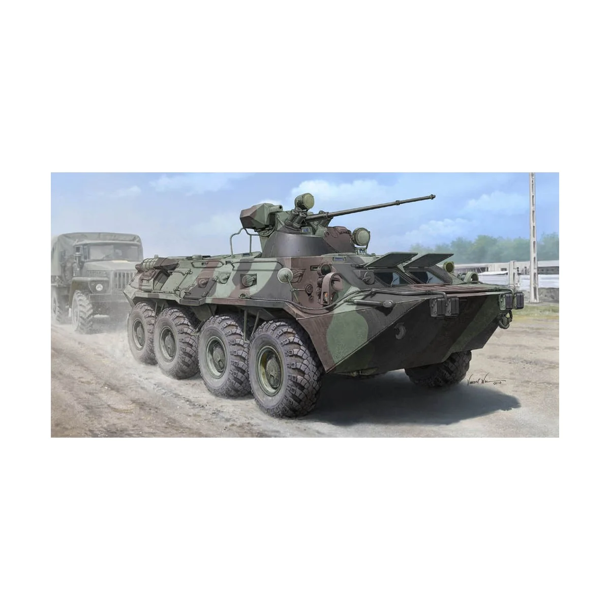 Russian BTR-80A APC, 1/35 - Trumpeter 01595