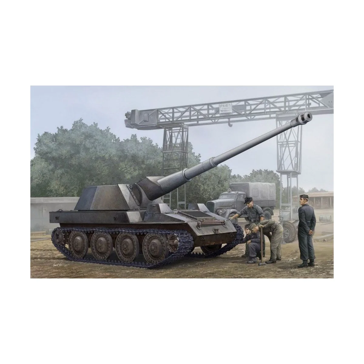 German KRUPP STEYR Waffenträger - Trumpeter 01598