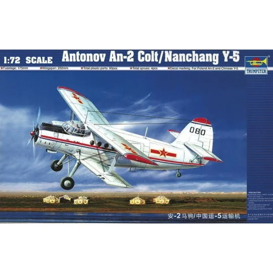 Antonov An-2 Colt / Nanchang Y-5, 1/72 - Trumpeter 01602