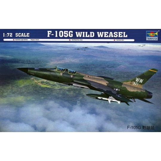 F-105G Thunderchief, 1/72 - Trumpeter 01618 F-105G Thunderchief, 1/72 - Trumpeter 01618