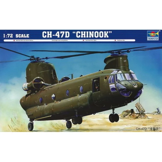 CH 47D Chinook, 1/72 - Trumpeter 01622