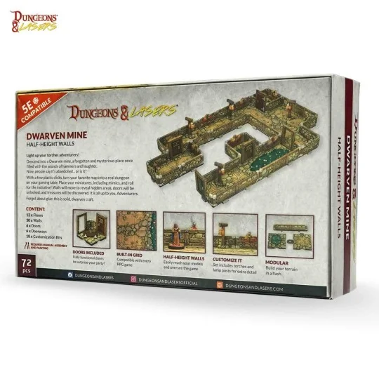 DUNGEONS & LASERS Dwarven Miners - Archon Studio DNL0112